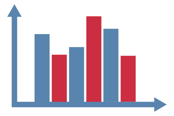 Column Chart Color Icon. Infographic Dat: A Visual Tool for Clear Data Communication