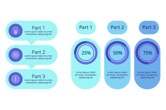 Data Visuals Infographic Set: Transforming Complex Data into Engaging Stories