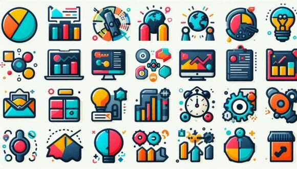 Flat Editable Infographic Icons: A Strategic Tool for Modern Creativity and Communication