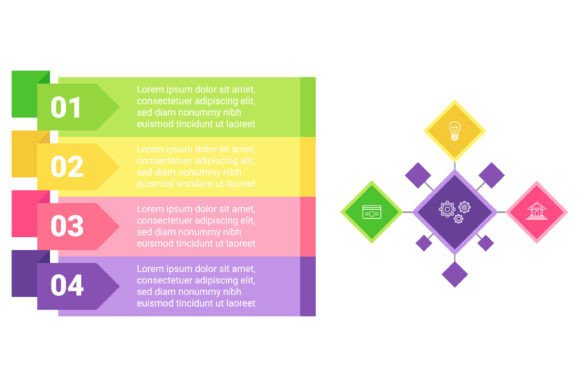 Infographic Set Explaining Key Concepts: A Visual Guide to Understanding Complex Ideas