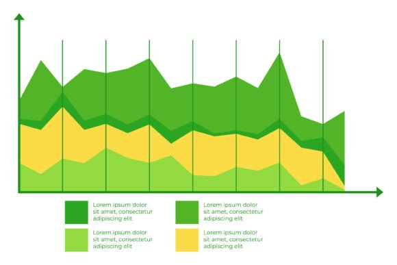 Layered Infographic Data Trends: A Visual Journey Through Time