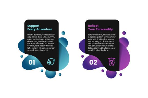 Liquid Bubble Infographic: Modern Design for Impact