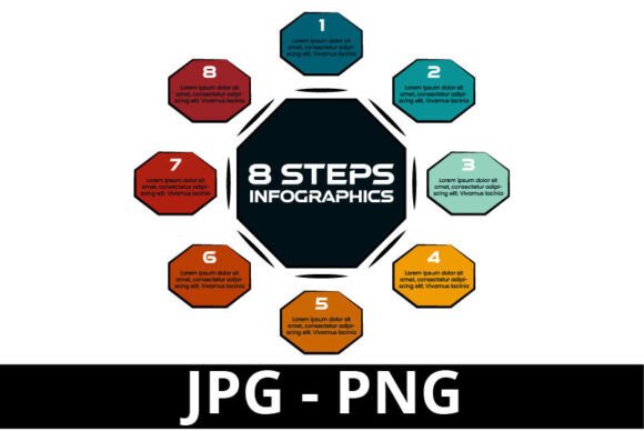 Octagon Flow Chart 8 Steps Infographic