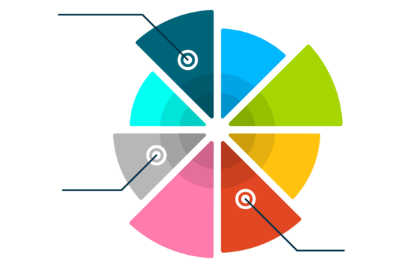 Pie Chart Template. Infographic Structur