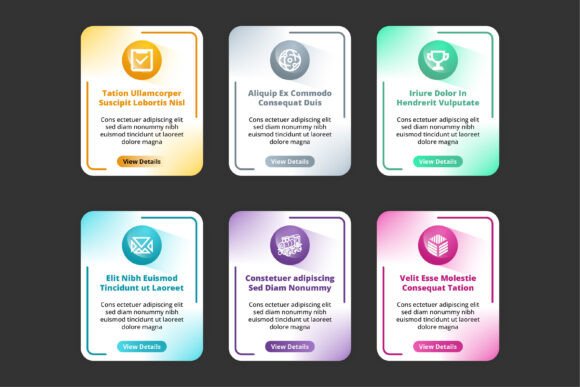 Six Rectangle Infographic: A Powerful Tool for Business Data Visualization